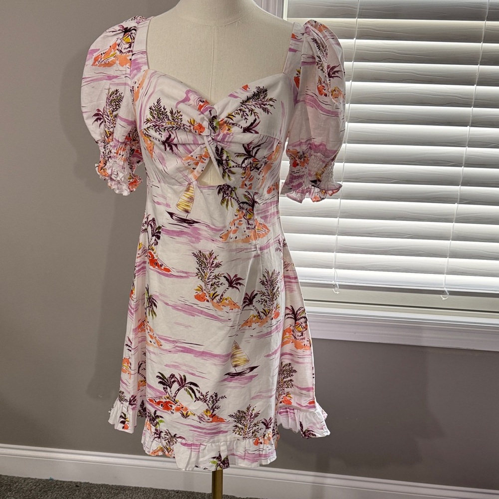 Floral Puff Sleeve Dress